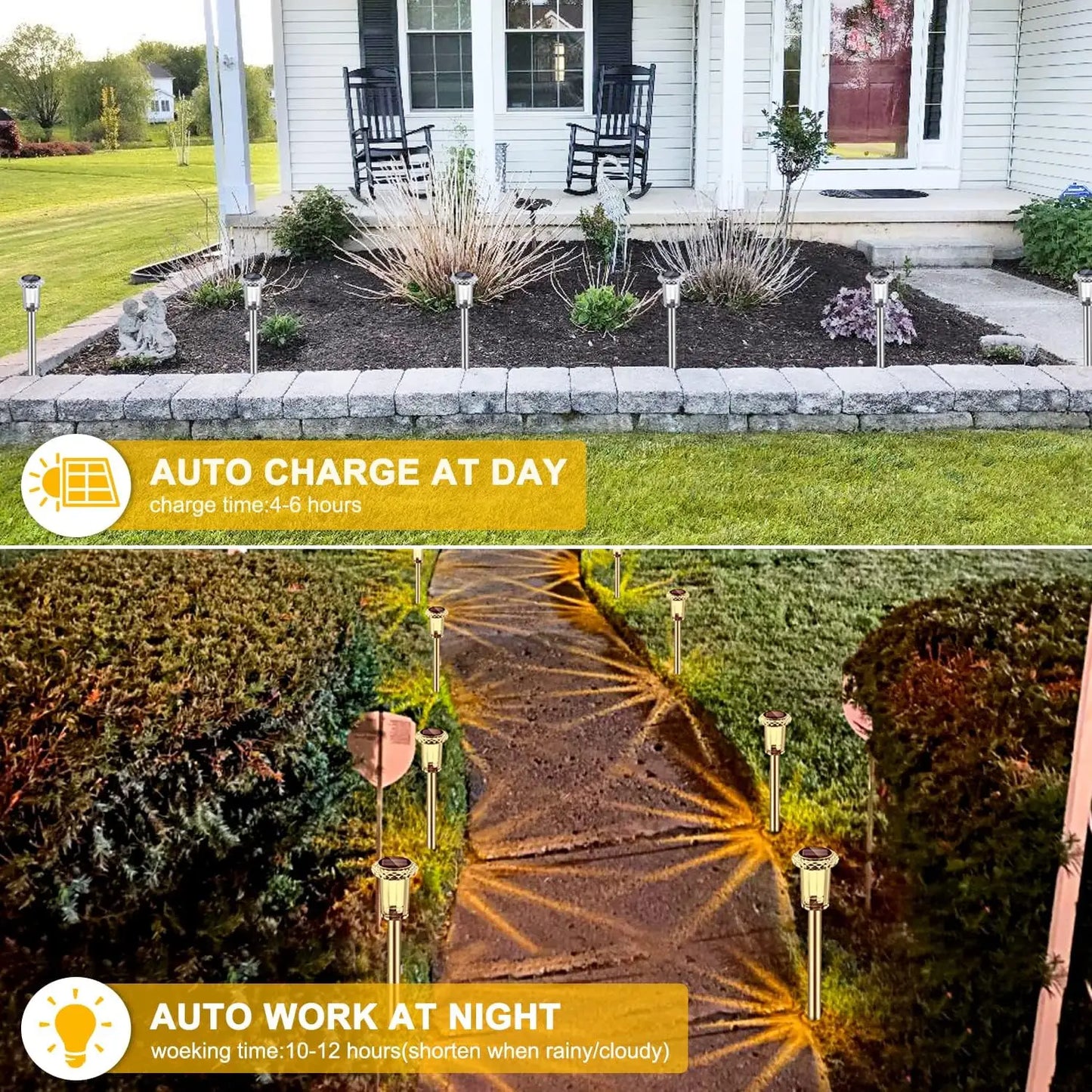 Stainless Steel Solar Garden Light
