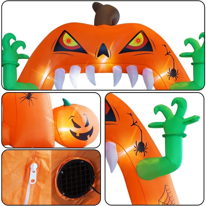 Glowing Pumpkin Archway