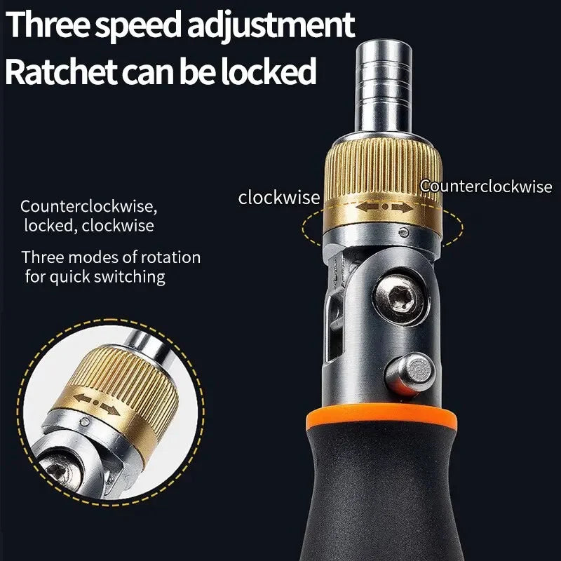 Pocket Multi Angle Ratchet Driver