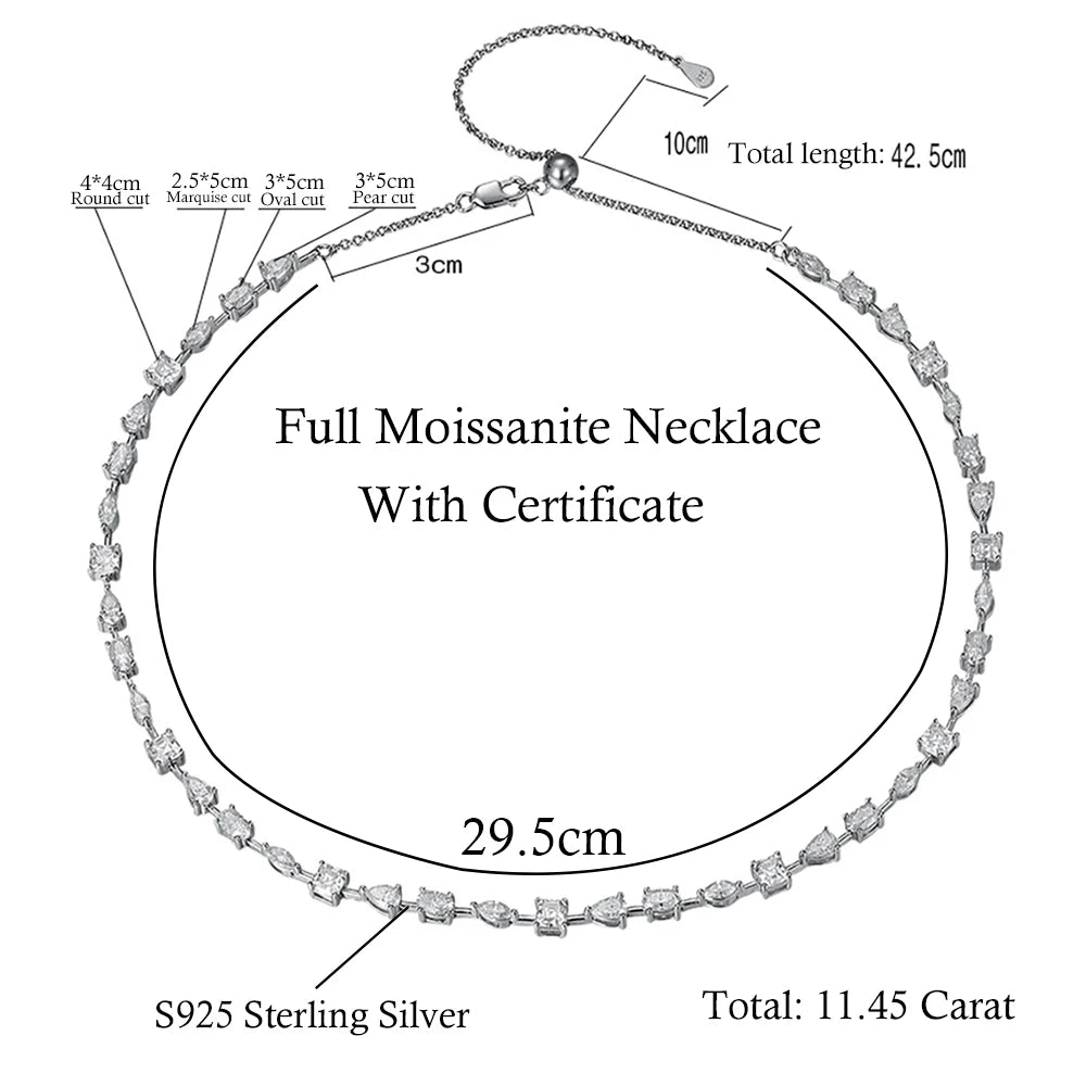 Moissanite Sparkle Necklace
