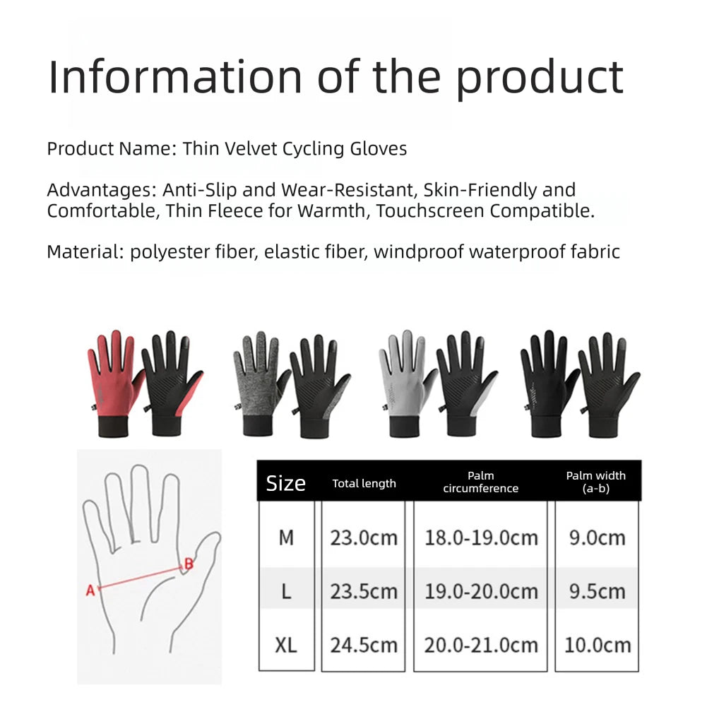 CozyGrip Winter Touchscreen Warm Gloves