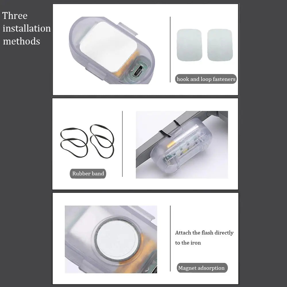 Mini Magnetic LED Strobe Light USB