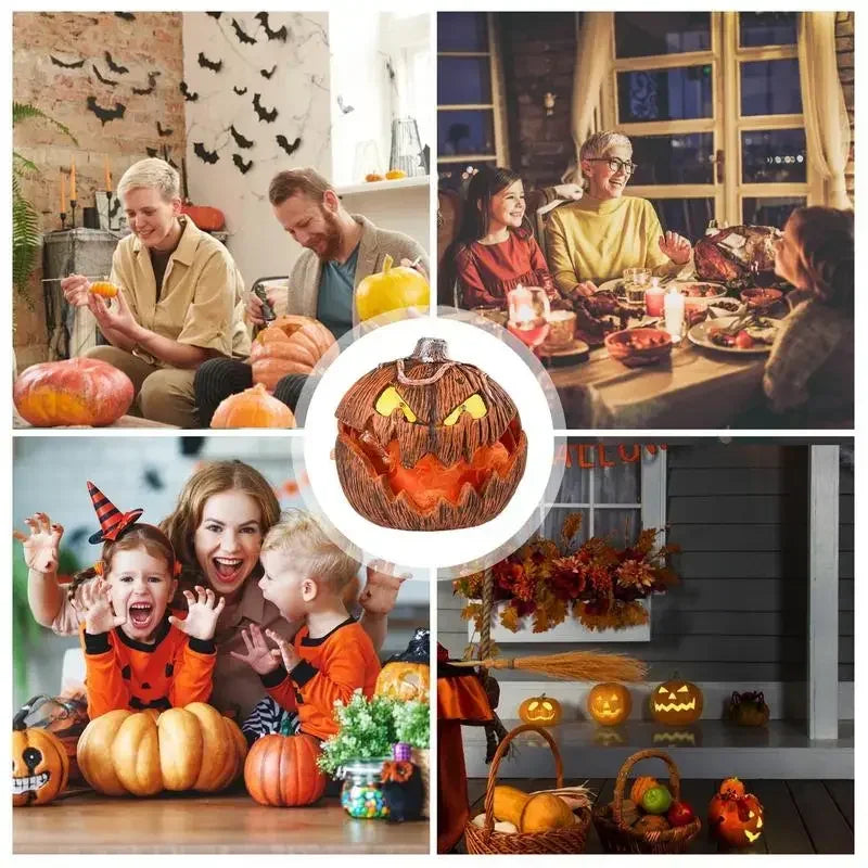 Linterna de calabaza brillante