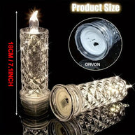 LED Crystal Candle Lights