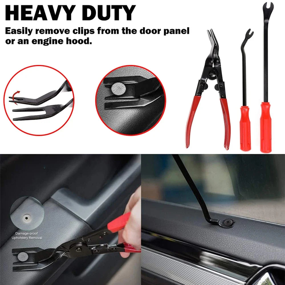 Juego de herramientas para desmontar molduras de coche