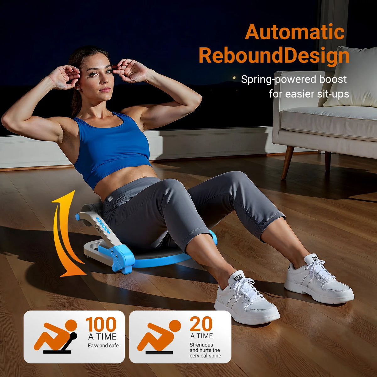CoreForge Entrenador Abdominal Pro