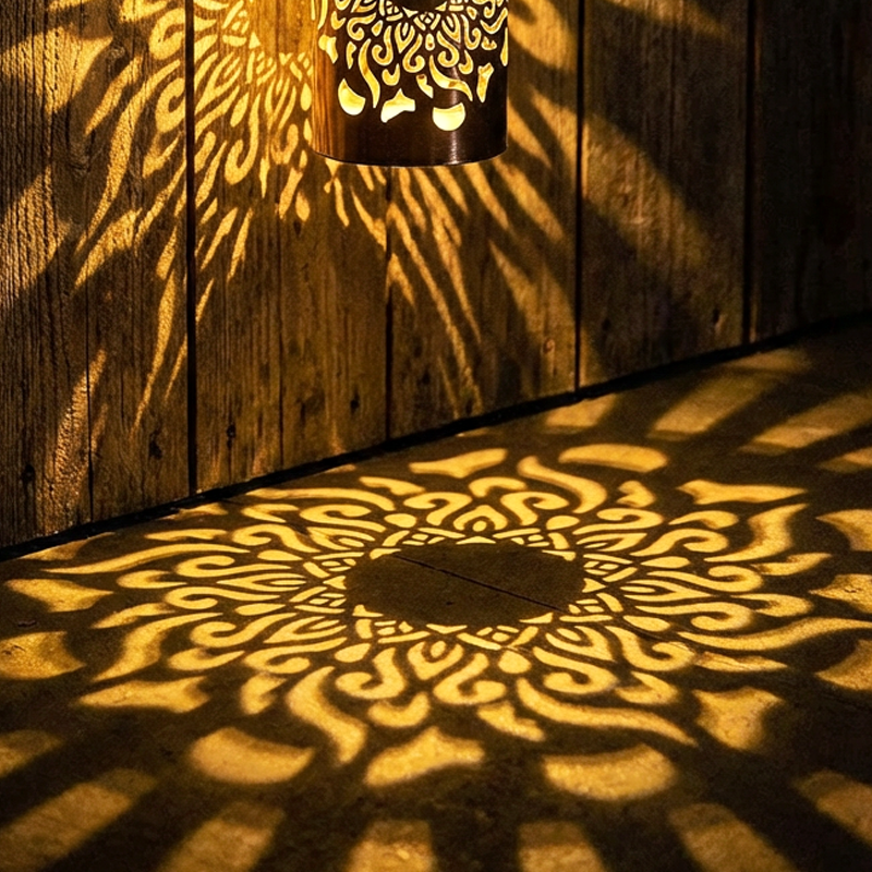 Solar Mandala Night Light