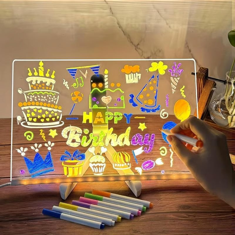 GlowWrite Acrylic LED Message Board
