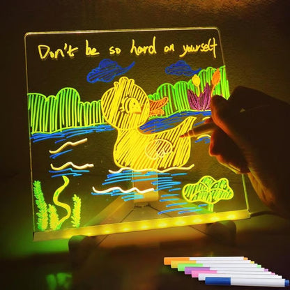 GlowWrite Acrylic LED Message Board