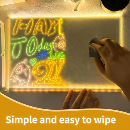 GlowWrite Acrylic LED Message Board