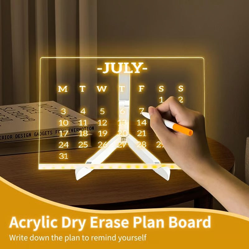 GlowWrite Acrylic LED Message Board