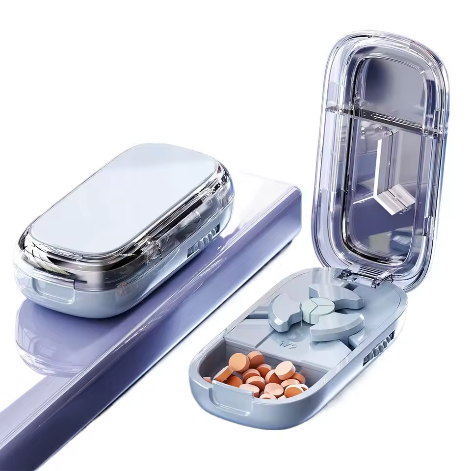 Portable Pill Cutter Box