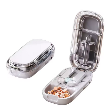 Portable Pill Cutter Box