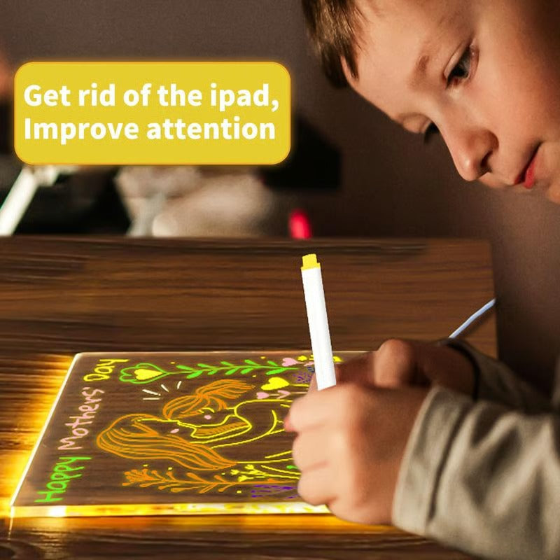 GlowWrite Acrylic LED Message Board