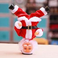 Handstand Dancing Santa