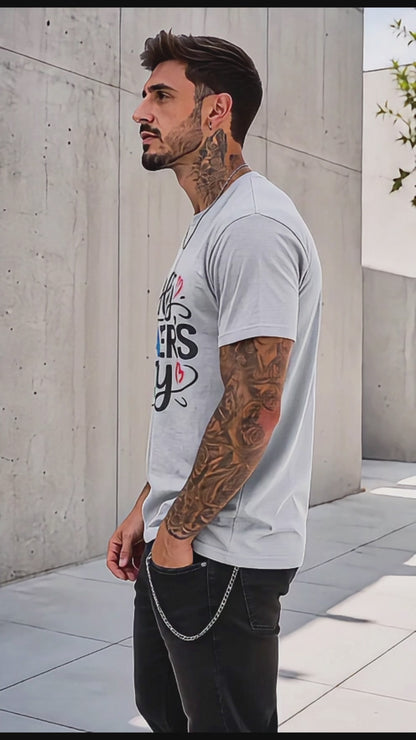 Happy Father’s Day Handwritten Tee — Lightweight Dad T-Shirt