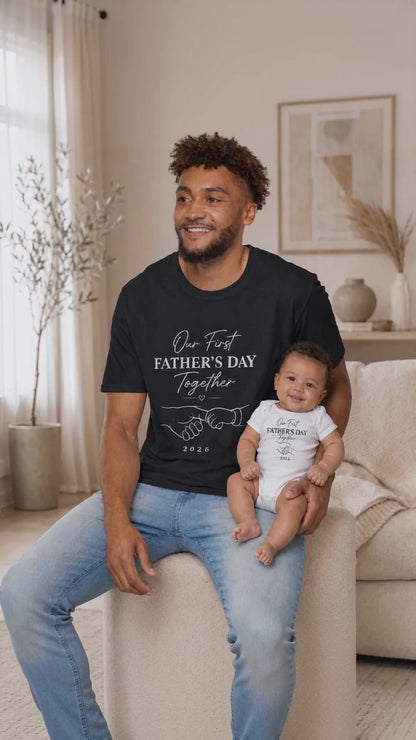 Custom Baby's Father's Day Matching Bodysuit